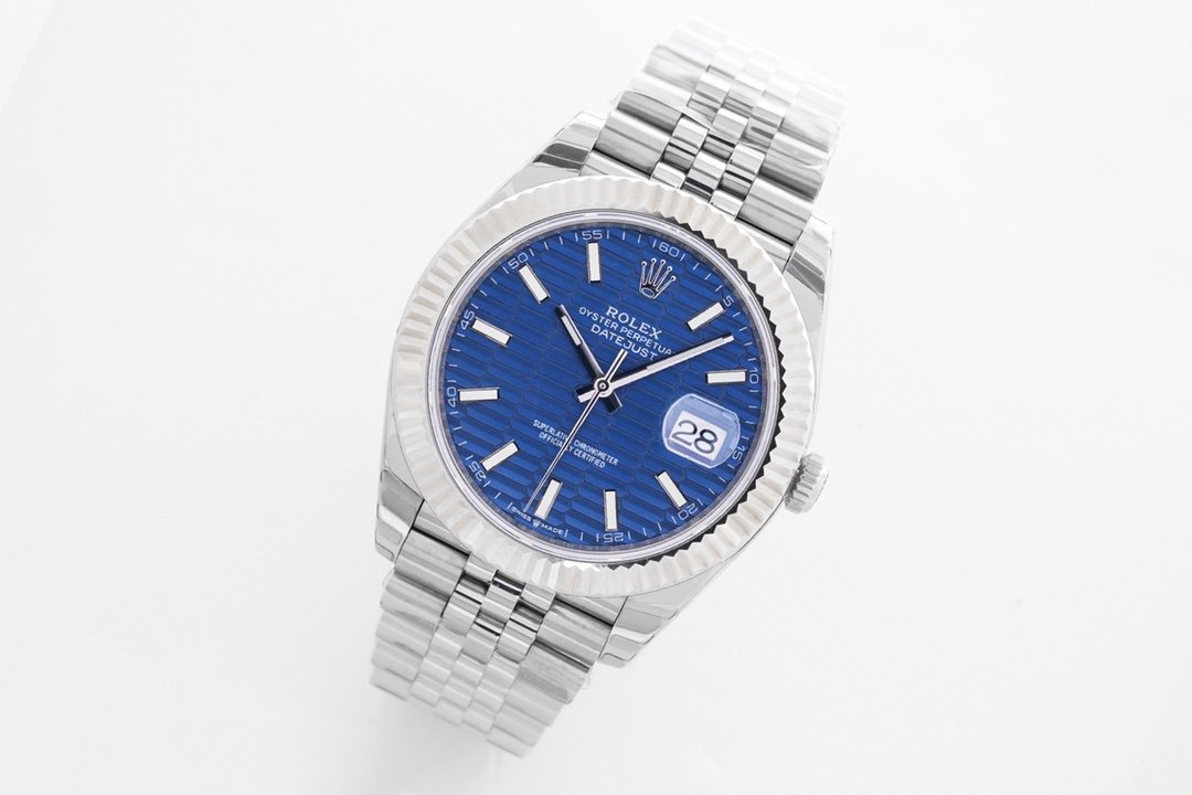 DateJust2 41mm Jub SS/SS Blue/Stk EWF A3235 – Image 2