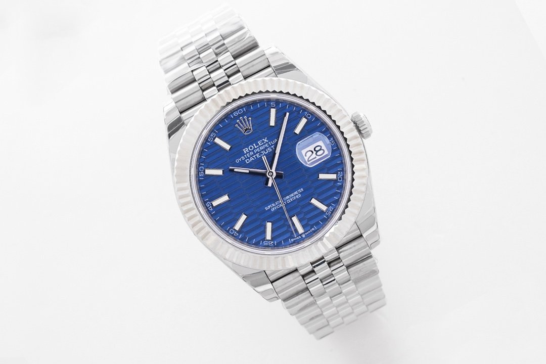 DateJust2 41mm Jub SS/SS Blue/Stk EWF A3235 – Image 3