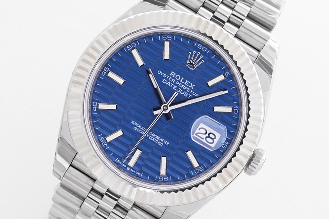DateJust2 41mm Jub SS/SS Blue/Stk EWF A3235 – Image 6