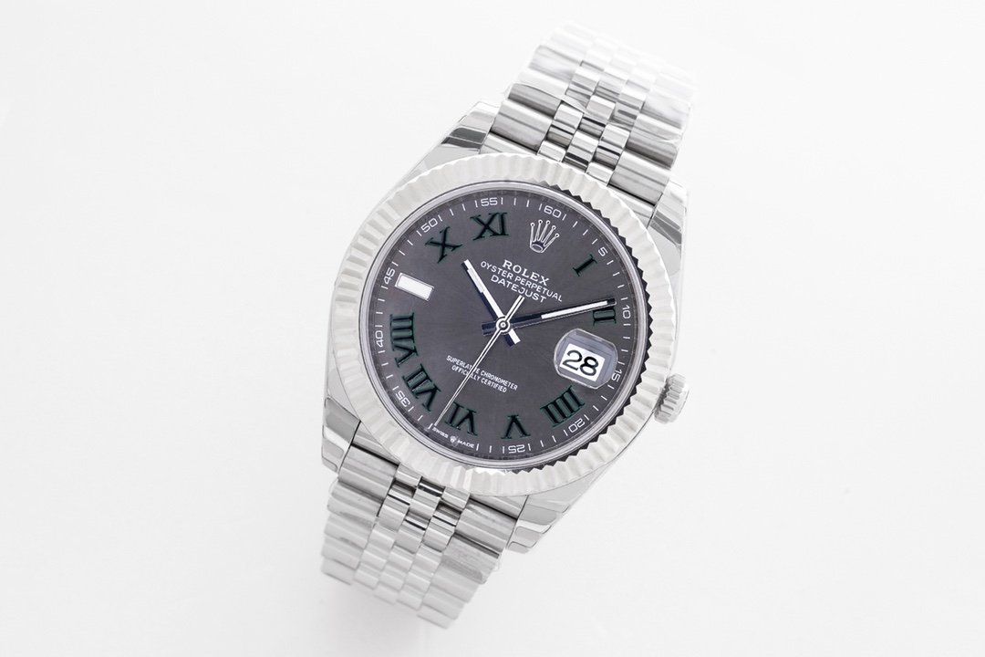 DateJust2 41mm Jub SS/SS Grey/Rmn EWF A3235 – Image 5
