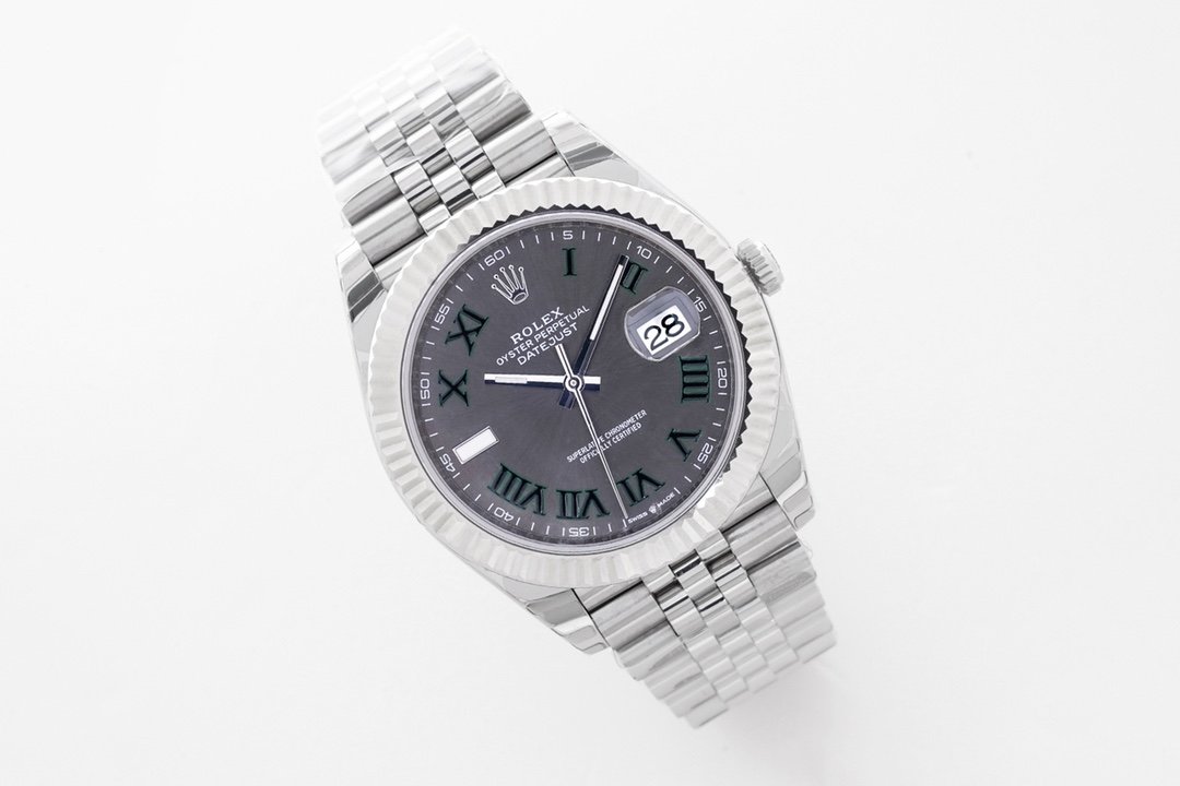 DateJust2 41mm Jub SS/SS Grey/Rmn EWF A3235 – Image 7