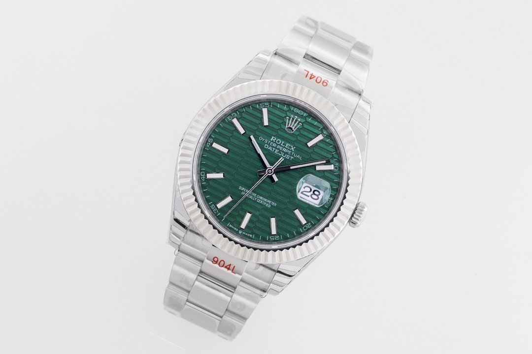 DateJust2 41mm Oys SS/SS Green-M/Stk EWF A3235 – Image 4