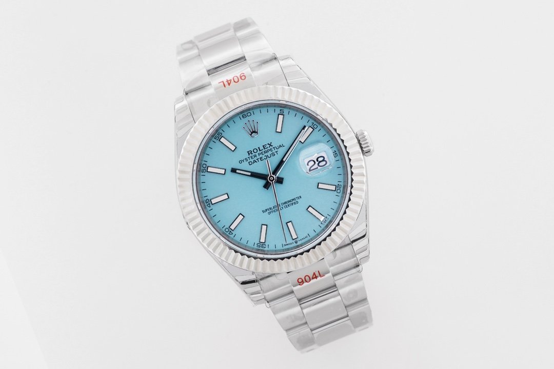DateJust2 41mm Oys SS/SS T-Blue/Stk EWF A3235 – Image 4