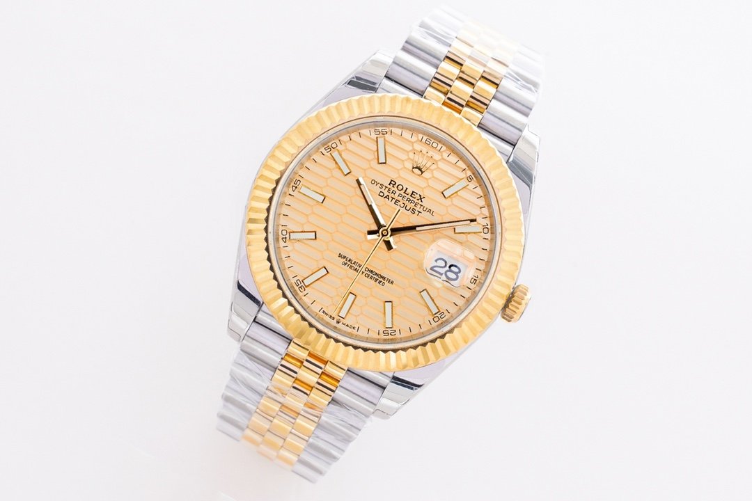 DateJust2 41mm Jub YG/SS Gold/Stk EWF A3235 – Image 8