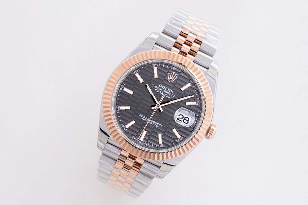 DateJust2 41mm Jub RG/SS Grey/Stk EWF A3235 – Image 2