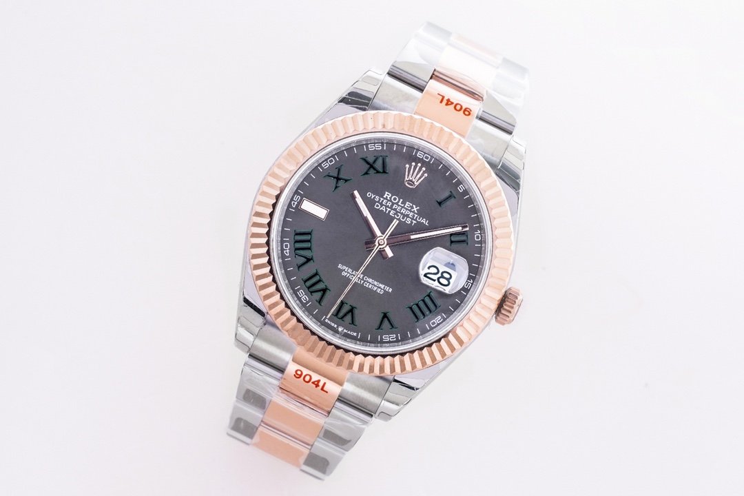 DateJust2 41mm Oys RG/SS Grey/Rmn EWF A3235 – Image 2