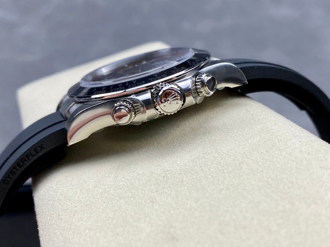 Daytona 116509 Clean 1:1 Best Edition 904L SS Case Gray Dial on Rubber Strap SA4130 V2 – Image 6