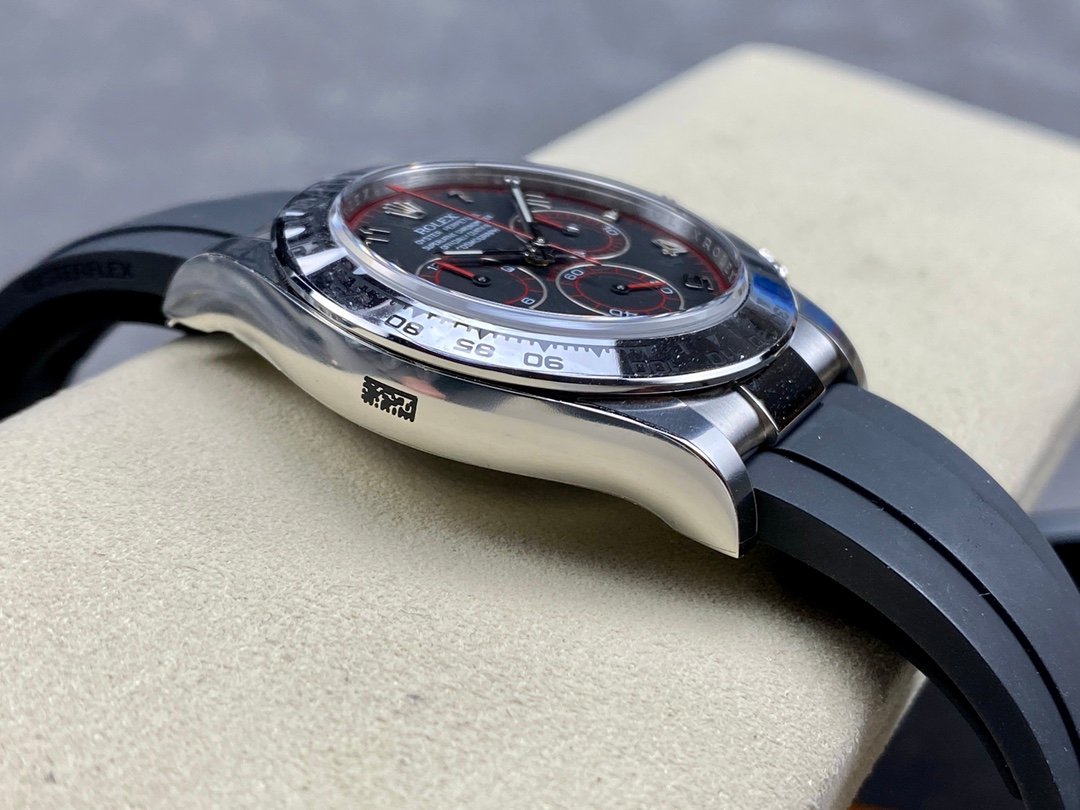 Daytona 116509 Clean 1:1 Best Edition 904L SS Case Gray Dial on Rubber Strap SA4130 V2 – Image 7