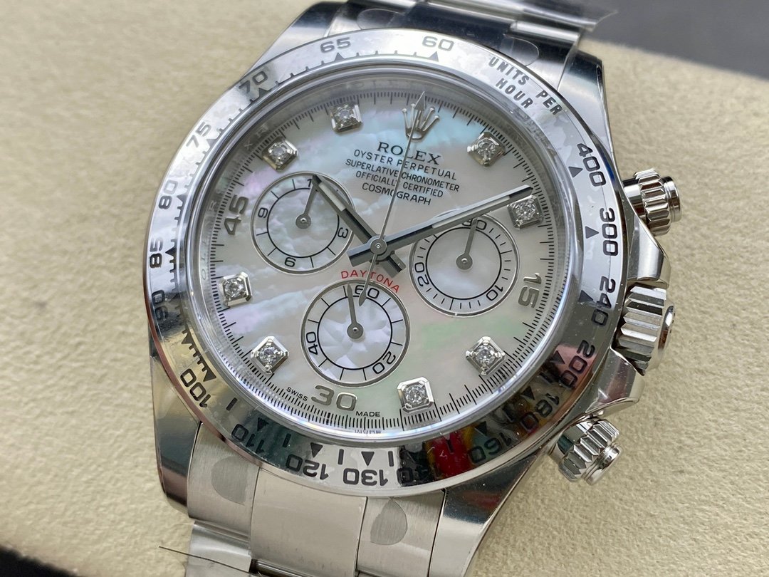 Daytona 116509 SS Clean Factory 1:1 Best Edition marble Dial on SS Oyster Bracelet A4130 – Image 3