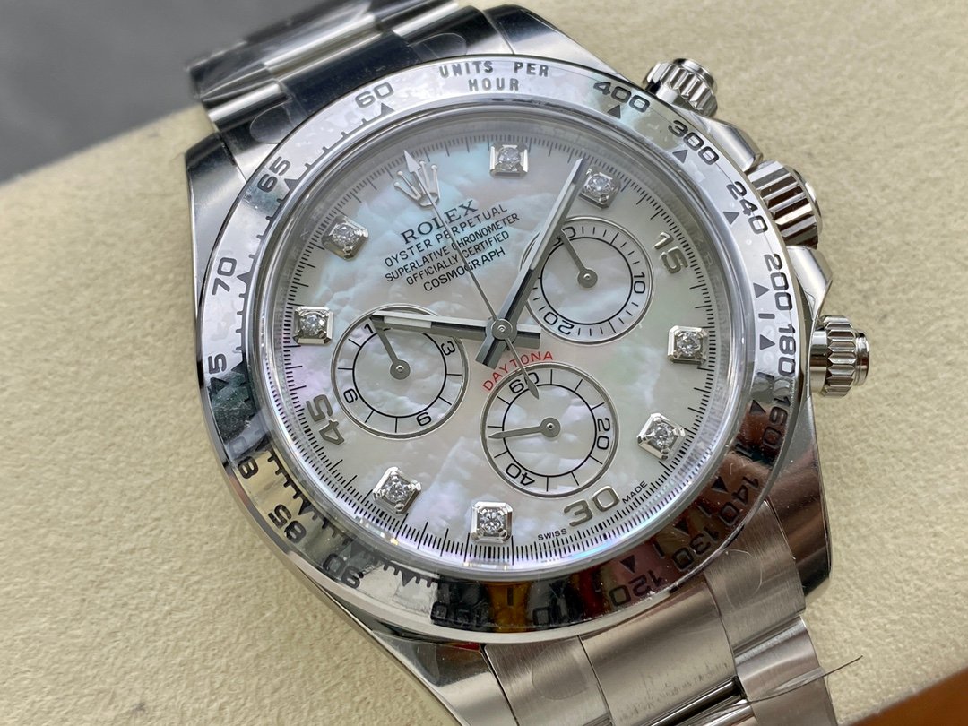 Daytona 116509 SS Clean Factory 1:1 Best Edition marble Dial on SS Oyster Bracelet A4130 – Image 4