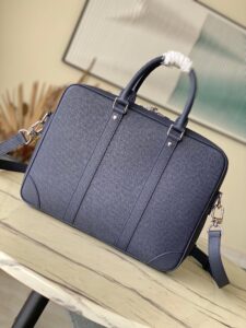 Top original M30975 blue Voyage briefcase - Image 8