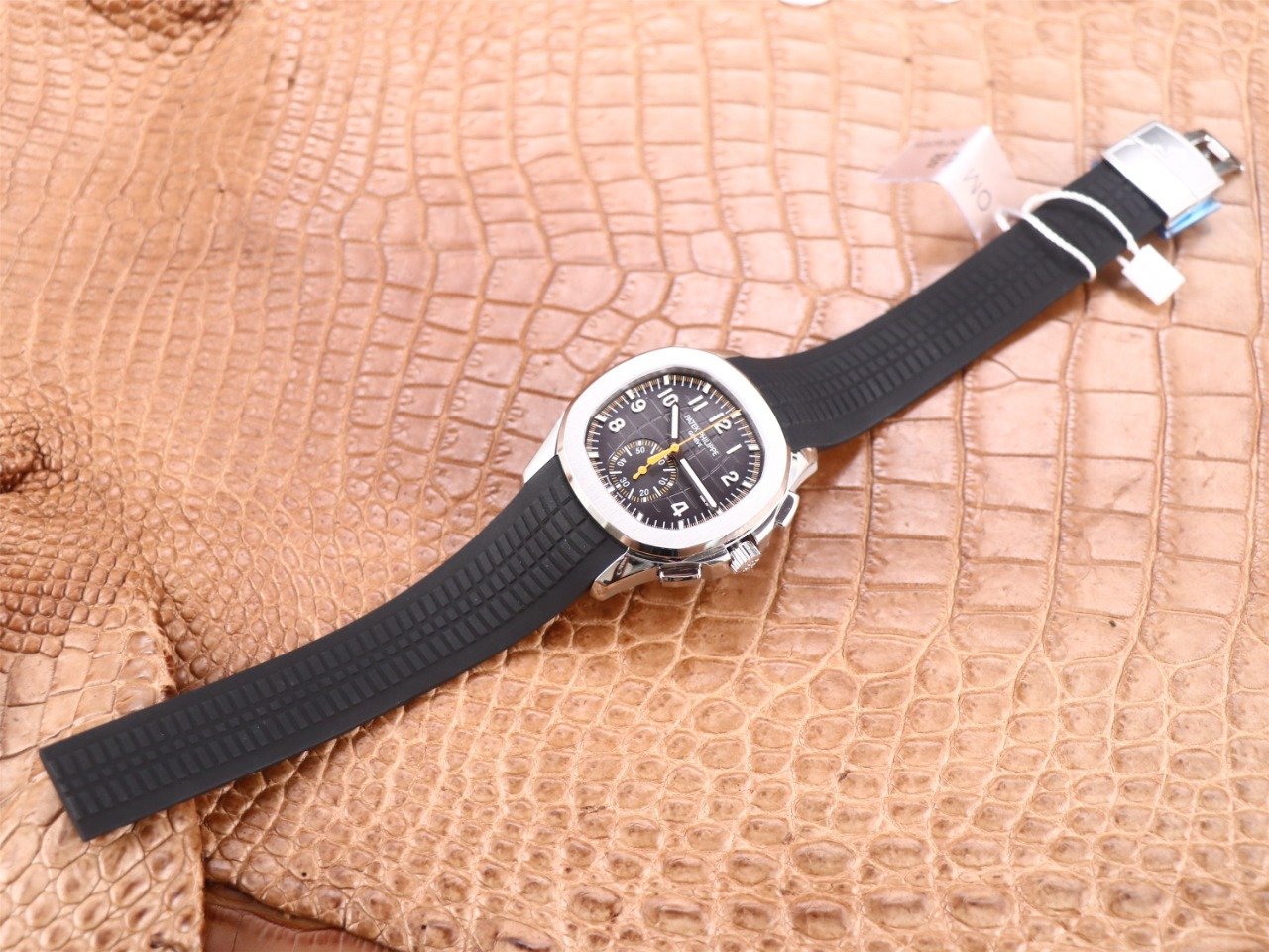 Aquanaut 5968 SS OMF Best Edition Gray Dial on Black Rubber Strap A520 – Image 9