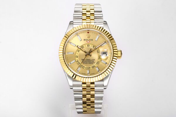 Sky-Dweller 326934 904L SS/YG 1:1 Best Edition on SS Bracelet A2824