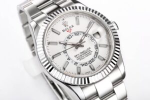 Sky-Dweller 326934 904L SS ZF 1:1 Best Edition White Dial on SS Bracelet A2824 - Image 3