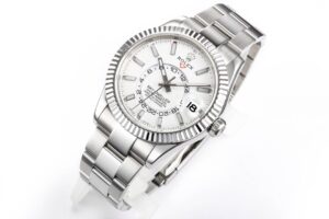 Sky-Dweller 326934 904L SS ZF 1:1 Best Edition White Dial on SS Bracelet A2824 - Image 4