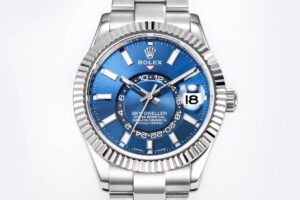 Sky-Dweller 326934 904L SS ZF 1:1 Best Edition Blue Dial on SS Bracelet A2824 - Image 3