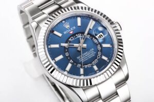 Sky-Dweller 326934 904L SS ZF 1:1 Best Edition Blue Dial on SS Bracelet A2824 - Image 5