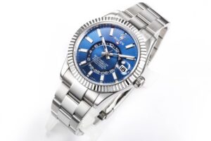 Sky-Dweller 326934 904L SS ZF 1:1 Best Edition Blue Dial on SS Bracelet A2824 - Image 8