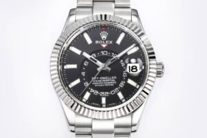 Sky-Dweller 326934 904L SS ZF 1:1 Best Edition Black Dial on SS Bracelet A2824 - Image 4