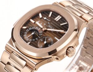 Nautilus 5712 RG PPF 1:1 Best Edition Brown Dial on RG Bracelet A240 - Image 5