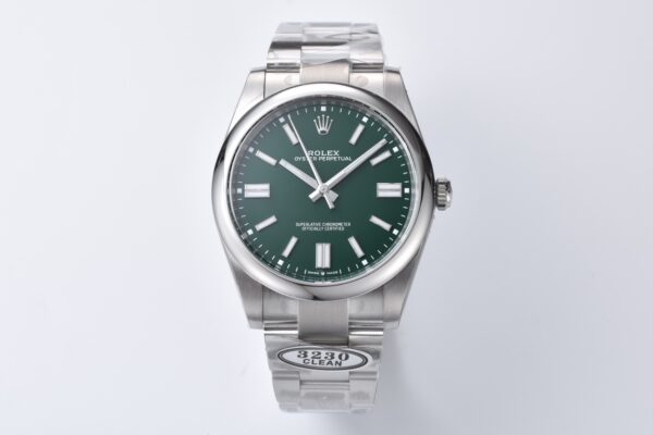 Oyster Perpetual 124300 41mm Clean Factory 1:1 Best Edition 904L Steel Green Dial VR3230