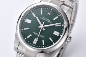 Oyster Perpetual 124300 41mm Clean Factory 1:1 Best Edition 904L Steel Green Dial VR3230 - Image 5