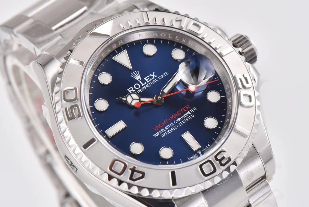 Yacht-Master 126622 Clean 1:1 Best Edition 904L Steel Blue Dial on SS Bracelet VR3235 – Image 7
