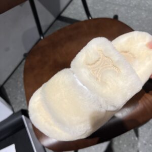 Celine Arc de Triomphe furry slippers - Image 5