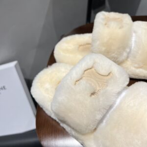 Celine Arc de Triomphe furry slippers - Image 6