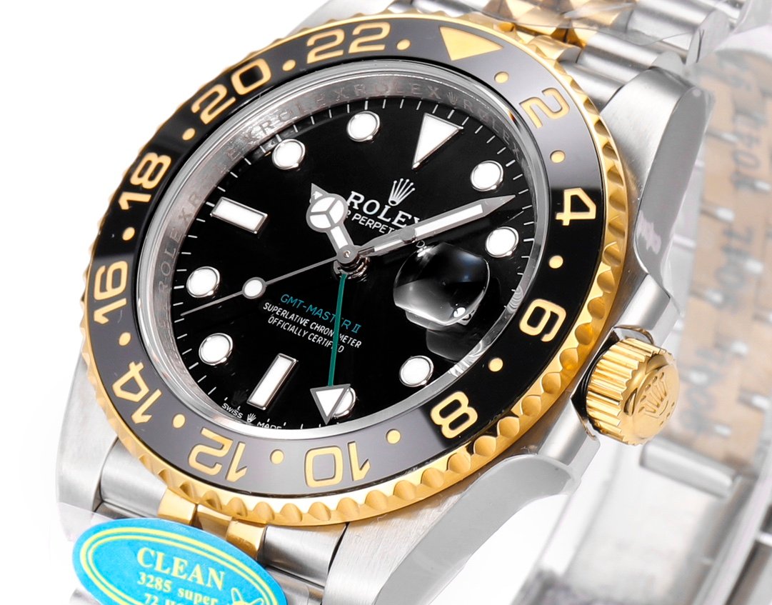 GMT-Master II 126711 CHNR Black/Brown Ceramic Clean Factory Best Edition on SS/RG Bracelet DD3285 CHS – Image 5