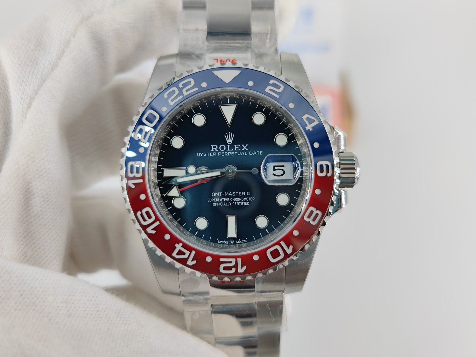 GMT-Master II 126719 BLRO Red/Blue Ceramic 904L Steel APSF 1:1 Best Edition Blue Dial VR3285 CHS