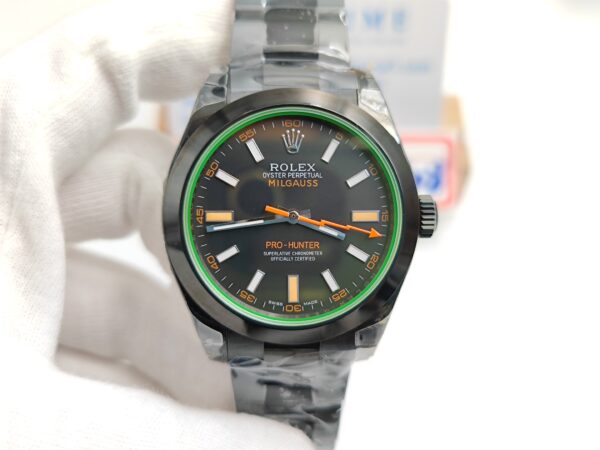 Milgauss Pro Hunter 116400GV SS/SS Blk BPF Asia 3131