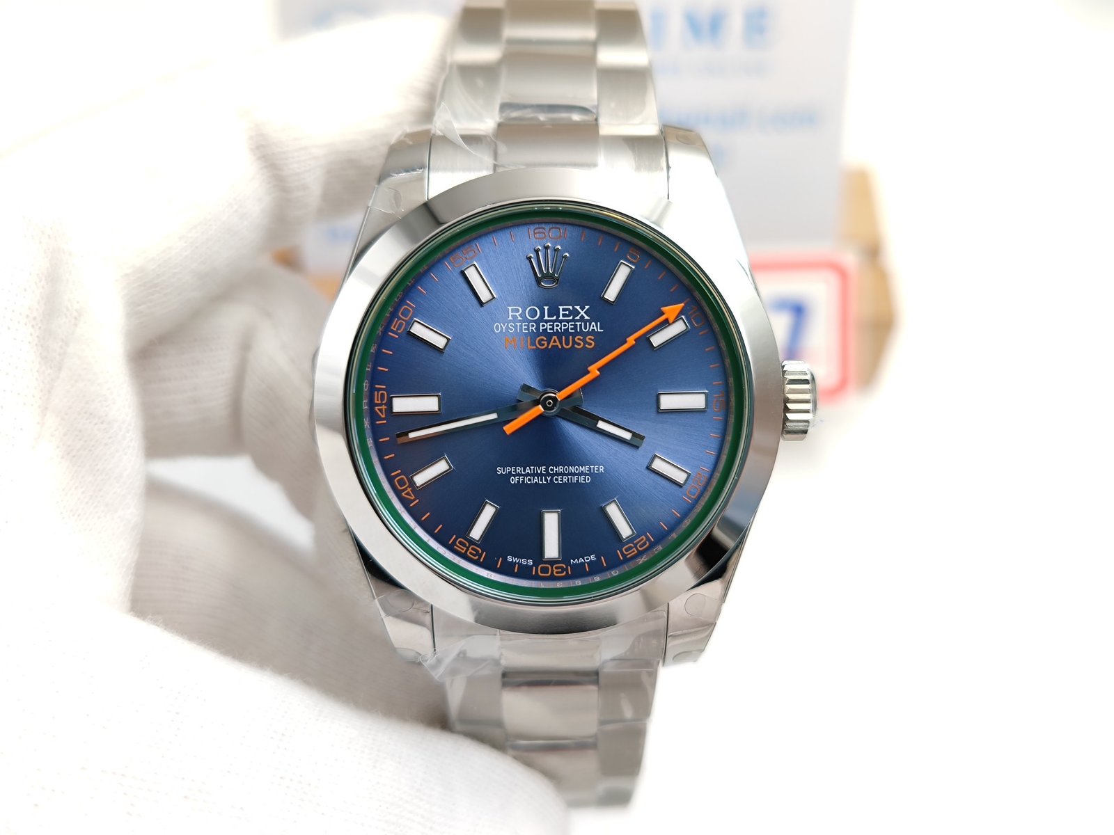 Milgauss Z Blue 116400GV SS/SS Blue BPF Asia 3131
