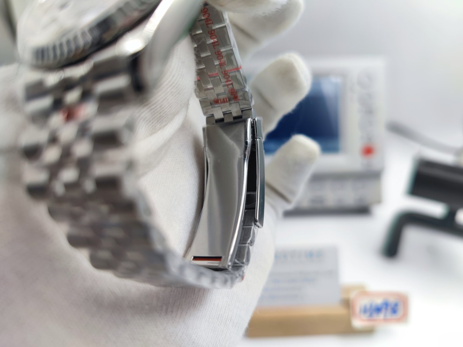 DateJust 36mm Jub Flt 904L SS/SS Wht Stk GMF A3235 – Image 6