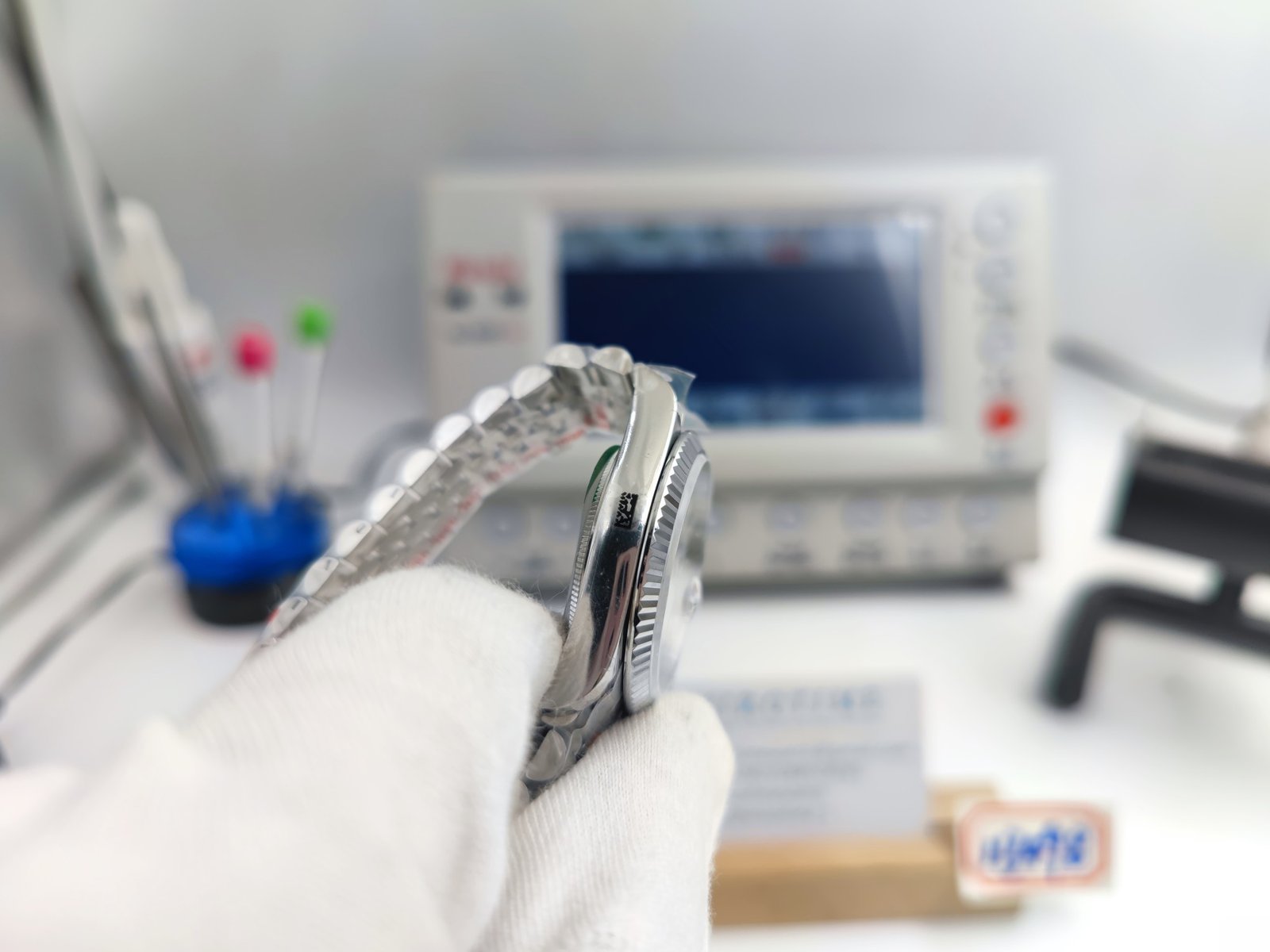 DateJust 36mm Jub Flt 904L SS/SS Wht Stk GMF A3235 – Image 8