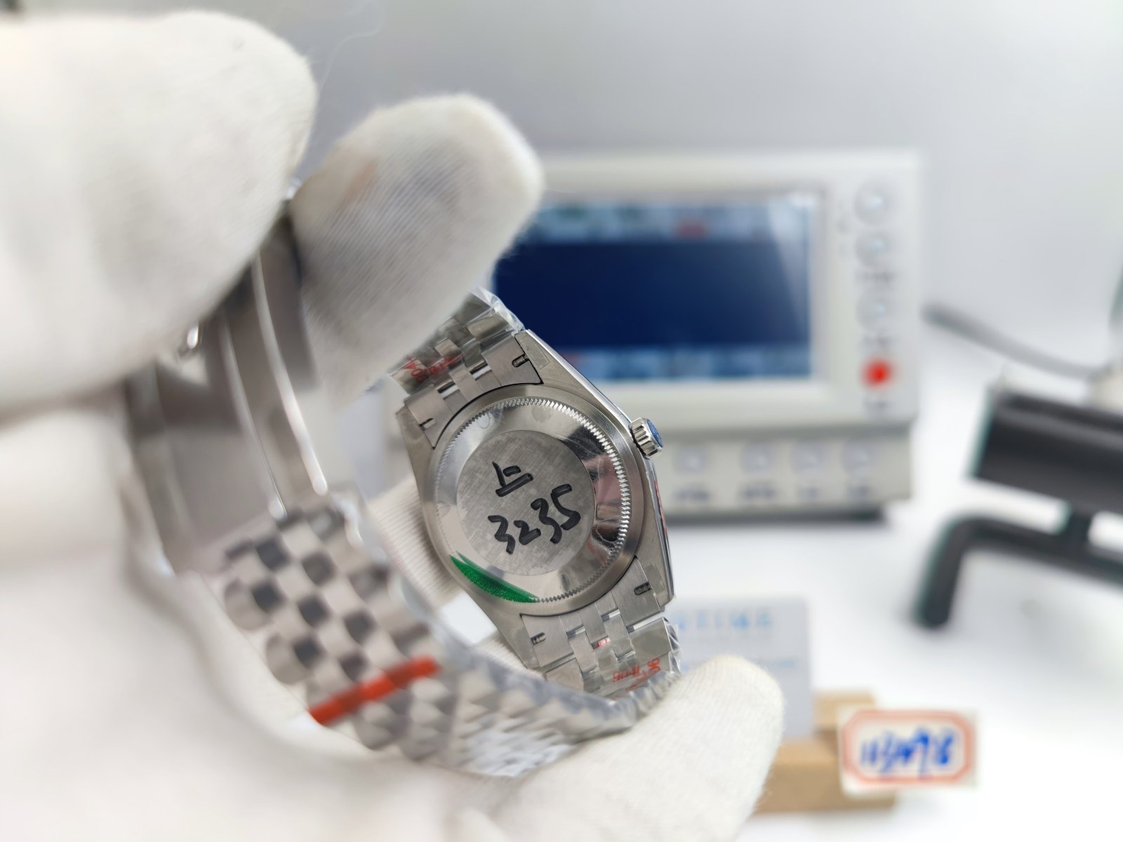 DateJust 36mm Jub Flt 904L SS/SS Wht Stk GMF A3235 – Image 10