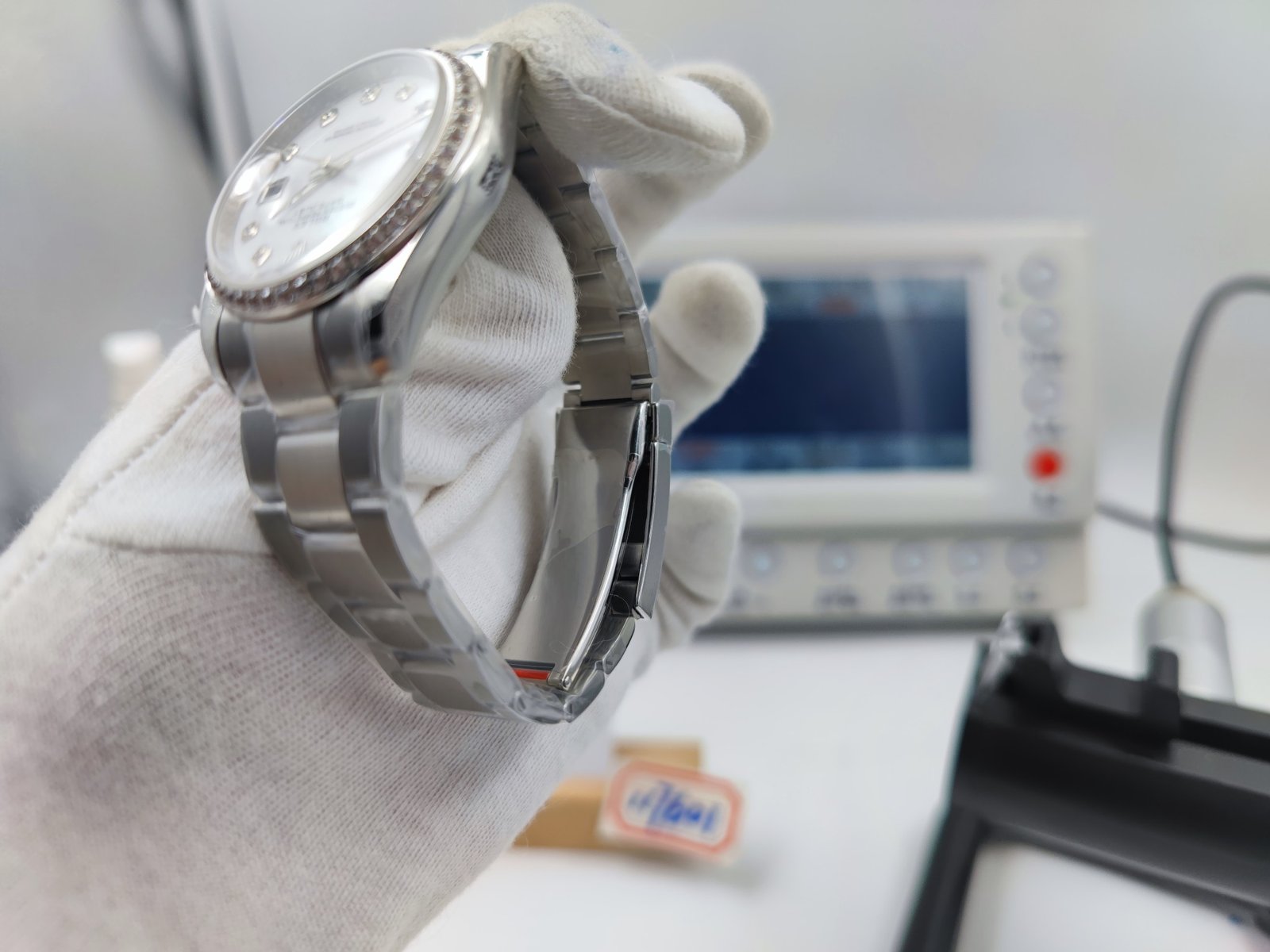 DateJust Midsize 31mm SS/SS Wht MOP Dia BPF Asia 2836 – Image 9