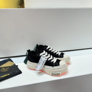 Tan Jianci smilereblic light shoe incein 70s classic black and white low-top canvas shoes - Galaxy - Image 2