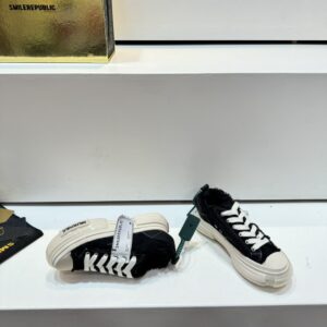 Tan Jianci smilereblic light shoe incein 70s classic black and white low-top canvas shoes - Galaxy - Image 4