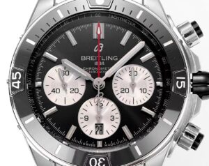 Chronomat B01 44mm SS BLS 1:1 Best Edition Black Dial on SS Bracelet - Image 3